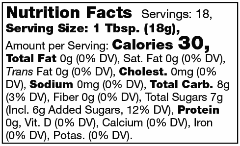 Product nutrion image