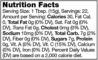 Product nutrion image