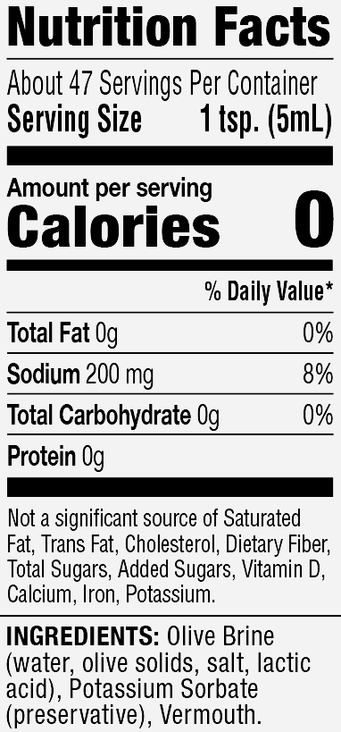 Product nutrion image