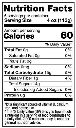 Product nutrion image