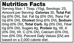 Nutrional Info