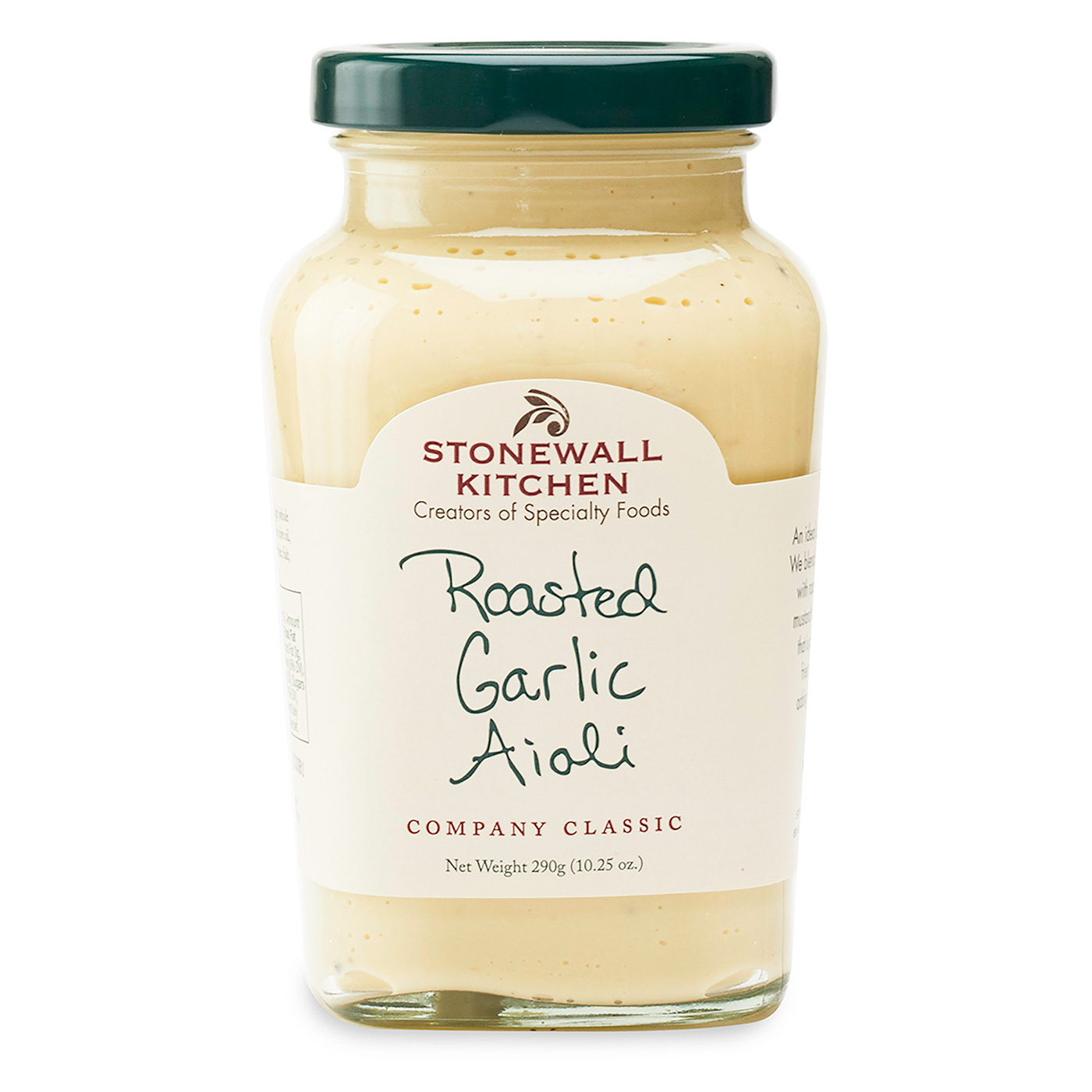 Roasted Garlic Aioli Condiments Stonewall Kitchen