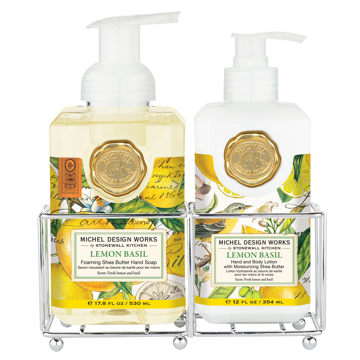 Michel Design Works  Lemon Basil Hand Care Caddy