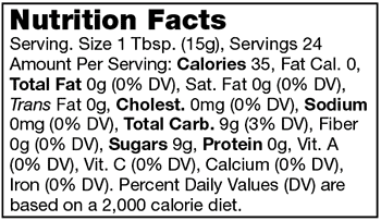 Nutrional Info