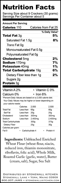 Product nutrion image