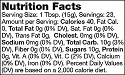 Product nutrion image