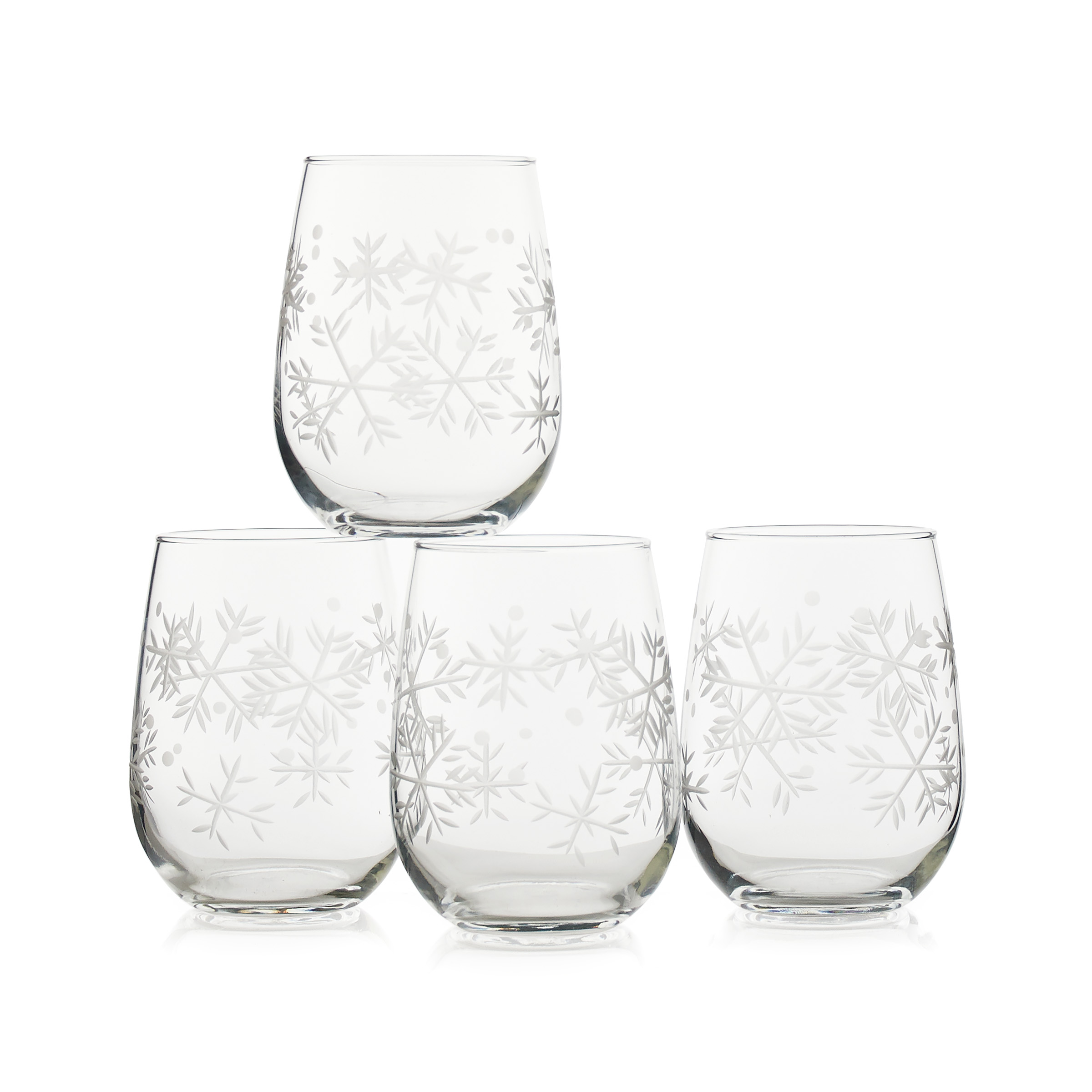 Blizzard Stemless Wine Glasses (Set of 4) Stonewall Kitchen