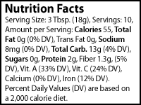 Product nutrion image