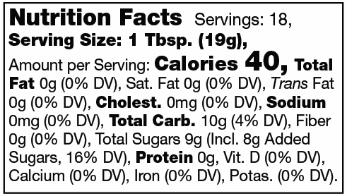 Product nutrion image