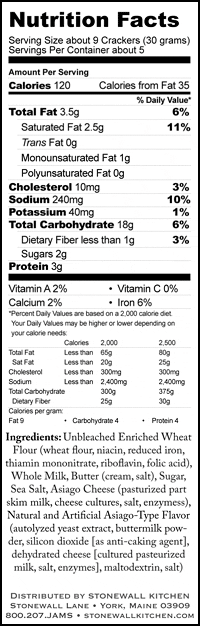 Product nutrion image