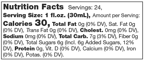 Product nutrion image