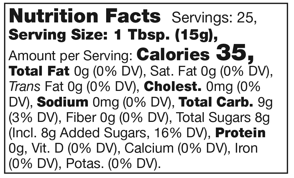 Product nutrion image