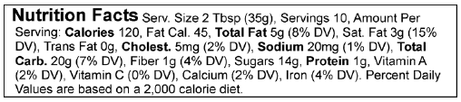 Nutrional Info