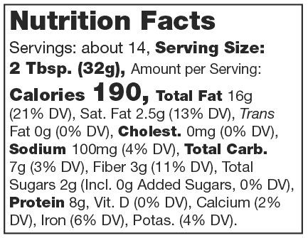 Product nutrion image