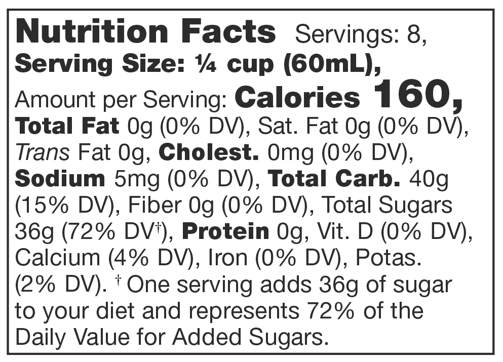 Product nutrion image