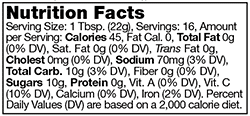 Nutrional Info