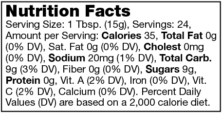 Product nutrion image