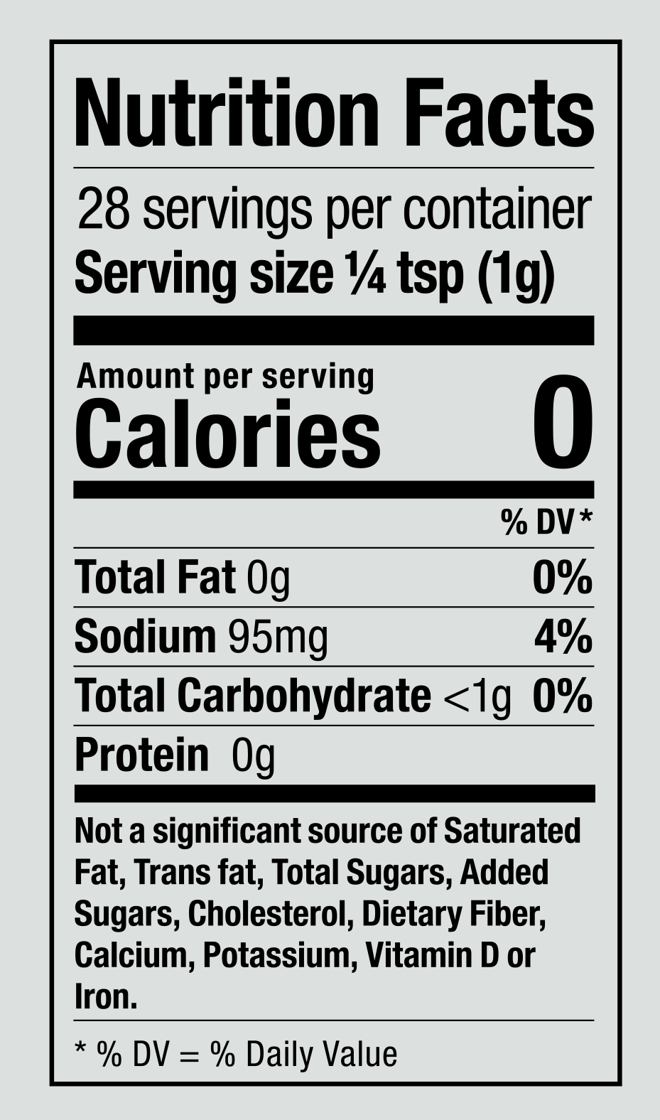 Product nutrion image