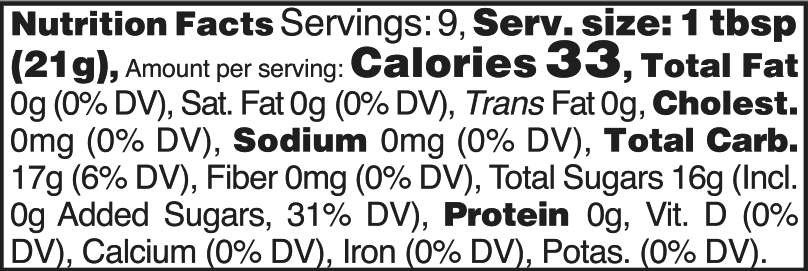 Product nutrion image
