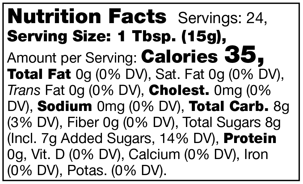 Product nutrion image