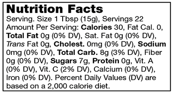 Nutrional Info