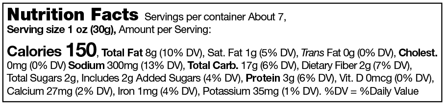 Nutrional Info