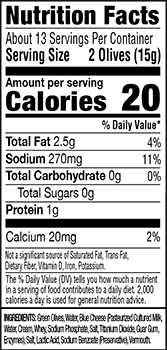 Product nutrion image