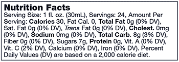 Nutrional Info