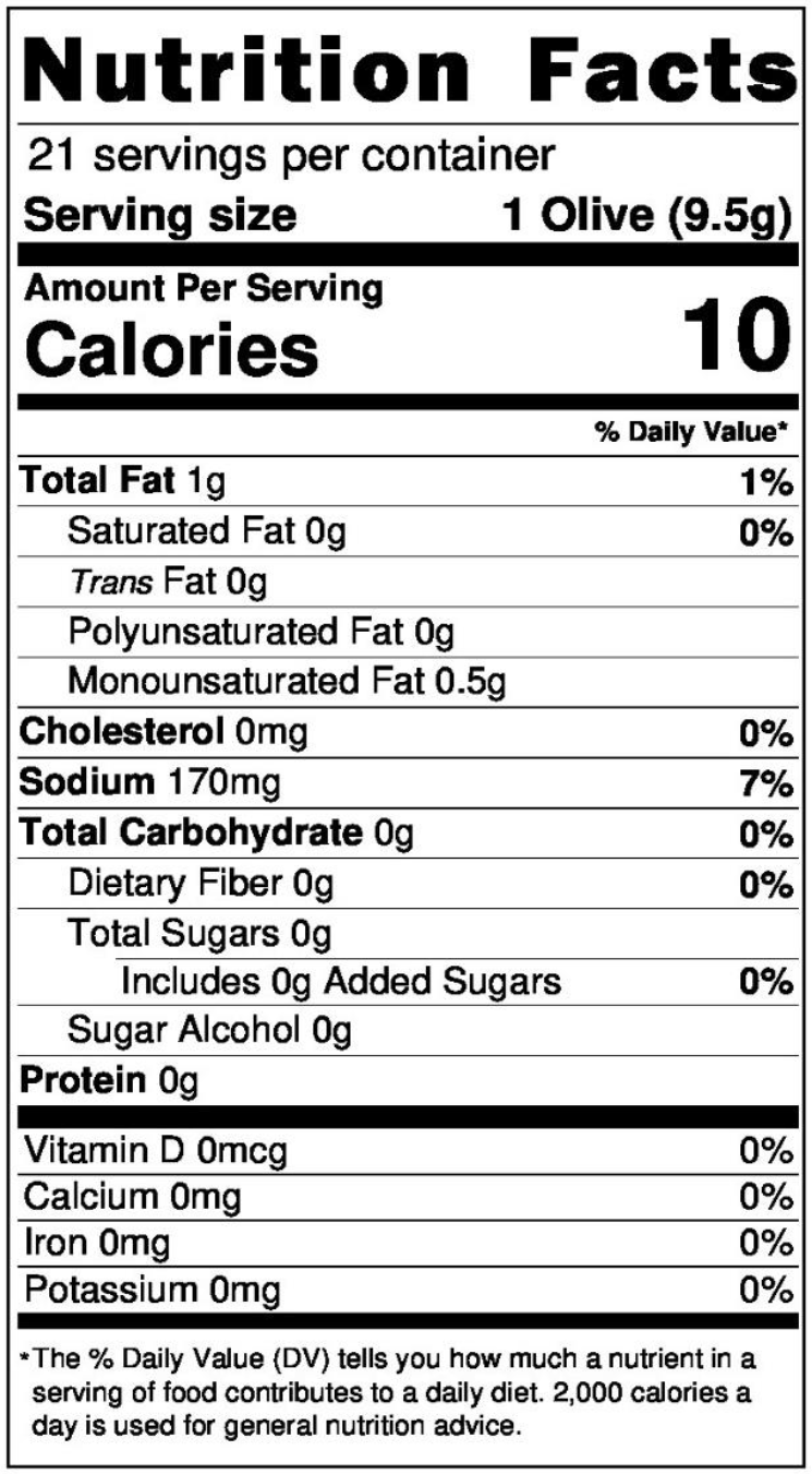 Product nutrion image
