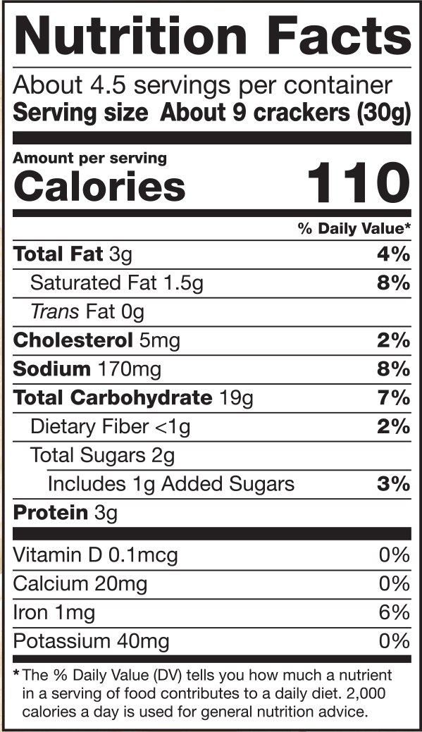 Product nutrion image