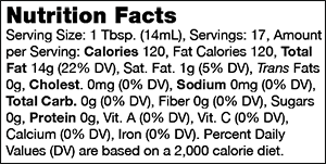 Product nutrion image