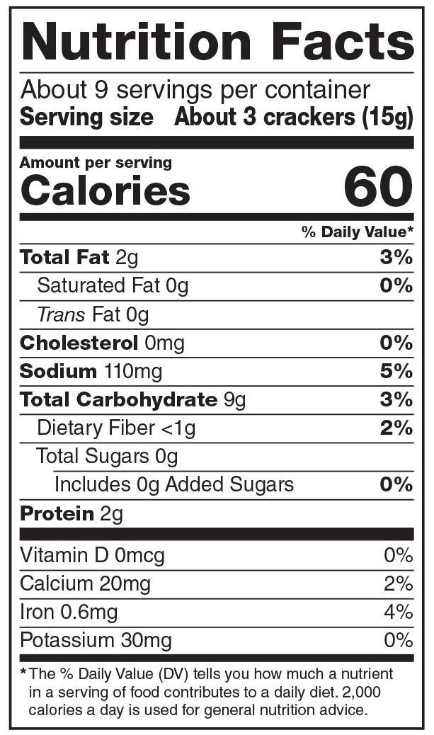 Product nutrion image