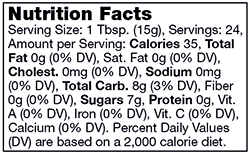 Nutrional Info