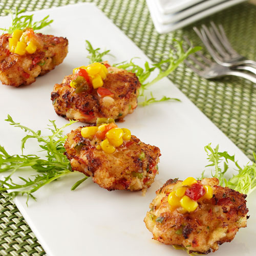 Pan Fried Maine Lobster Cakes with Spicy Corn Relish Stonewall Kitchen